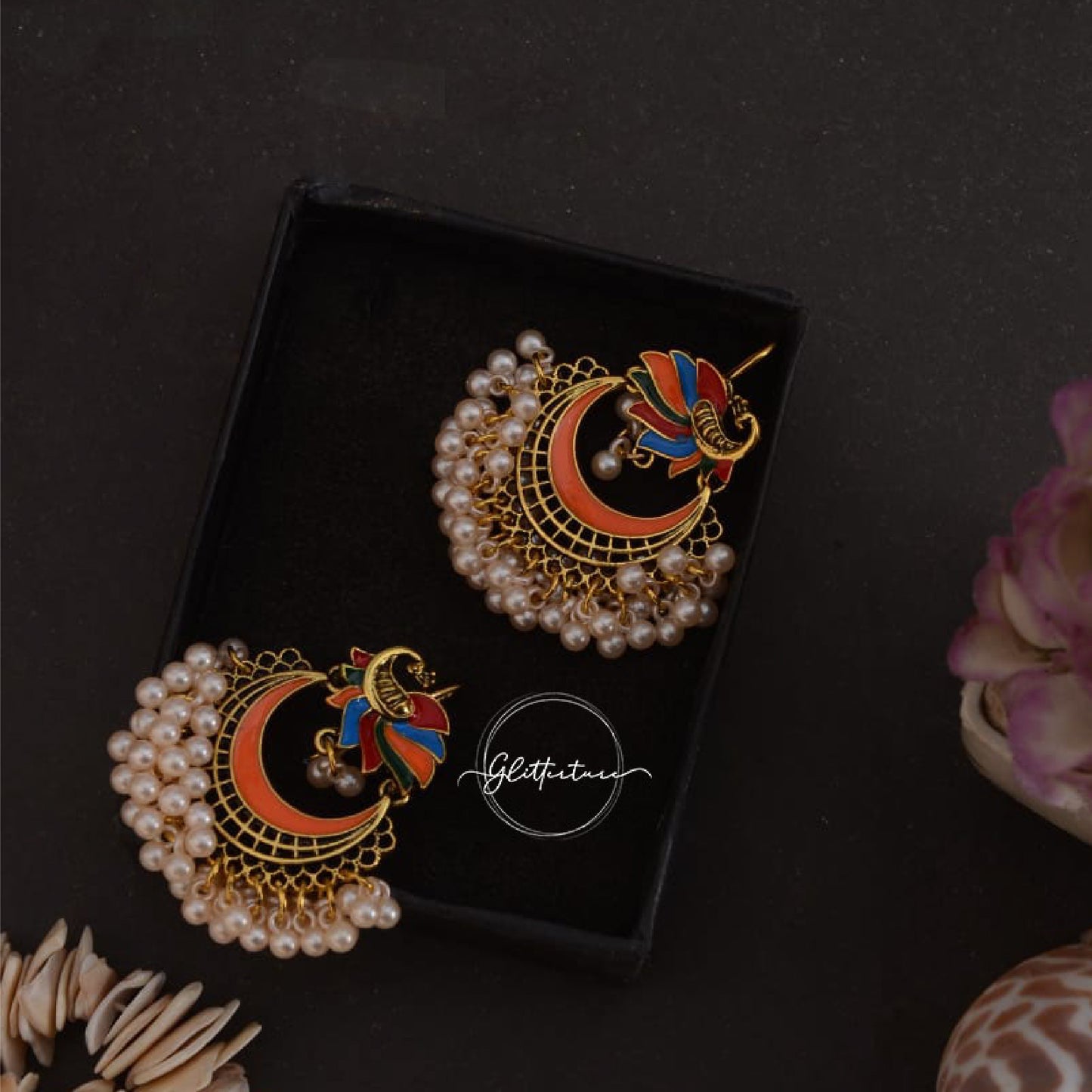 White morni earring