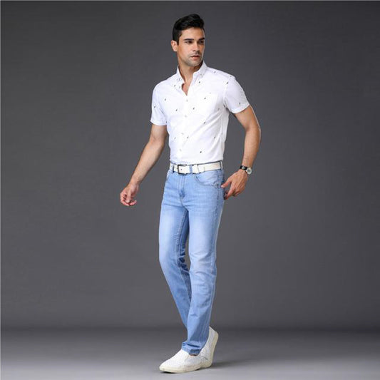 mens jeans — 36 / sky blue