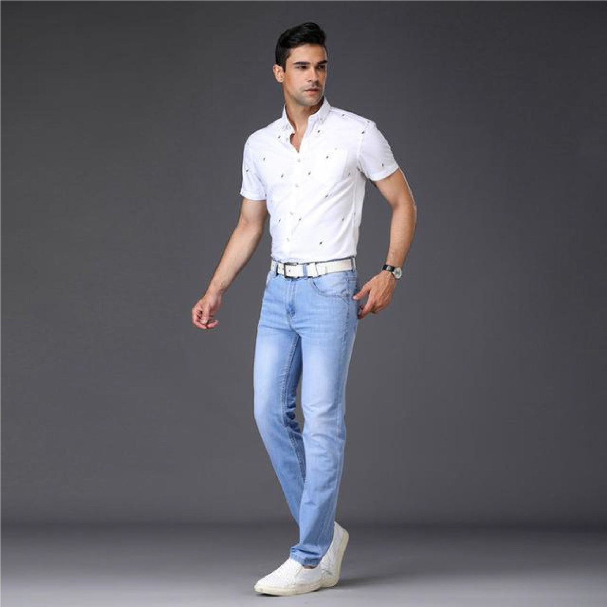 mens jeans — 36 / sky blue