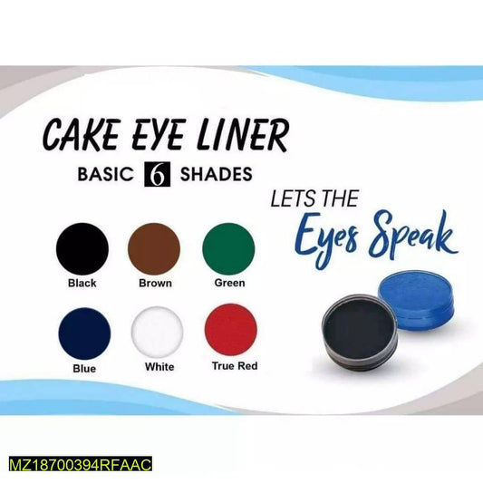 Cake Eyeliner (Pack Of 6)Cake Eyeliner (Pack Of 6)